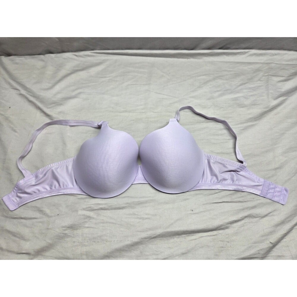 38C Warner's Women Lavender Lined Underwire Full Coverage Back Close T-Shirt Bra